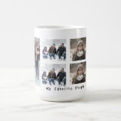 Meine Lieblings-Leute-6-Panel-Fotovorlage Kaffeetasse (Mittel)