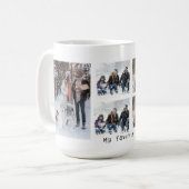 Meine Lieblings-Leute-6-Panel-Fotovorlage Kaffeetasse (Vorderseite Links)