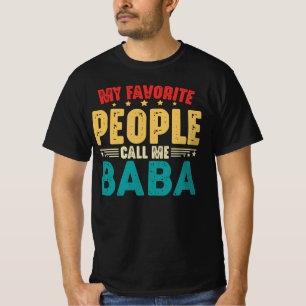 Meine Lieblings-Leute nennen mich Baba Vintag Funn T-Shirt
