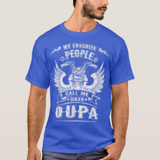 Meine Lieblings-Leute nennen mich Biker Oupa Opa M T-Shirt