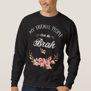 Meine Lieblings-Leute nennen mich braune Vintage F Sweatshirt