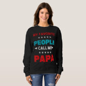 Meine Lieblings-Leute nennen mich Coolen Papa-Vate Sweatshirt (Vorne ganz)