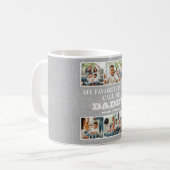 Meine Lieblings-Leute nennen mich Daddy Vatertag Kaffeetasse (Vorderseite Links)