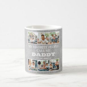 Meine Lieblings-Leute nennen mich Daddy Vatertag Kaffeetasse