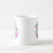 Meine Lieblings-Leute nennen mich Gigi Floral Wrea Kaffeetasse (Mittel)