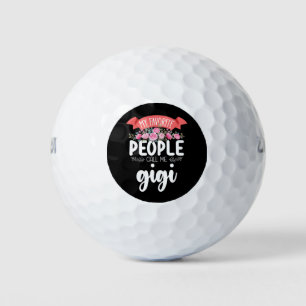 Meine Lieblings-Leute nennen mich Gigi Muttertag Golfball