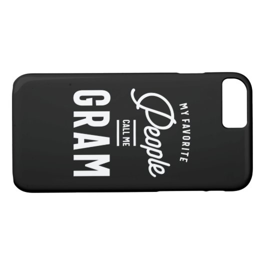 Meine Lieblings-Leute nennen mich Gram Case-Mate iPhone Hülle (Rückseite (Horizontal))