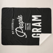 Meine Lieblings-Leute nennen mich Gram Sherpadecke (Vorderseite (Horizontal))