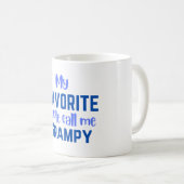 Meine Lieblings-Leute nennen mich grampig Kaffeetasse (VorderseiteRechts)