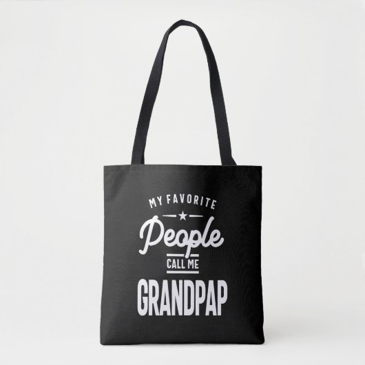 Meine Lieblings-Leute nennen mich Grandpap Tasche (Vorderseite)