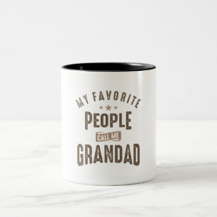 Meine Lieblings-Leute nennen mich Großmutter Zweifarbige Tasse