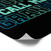 Meine Lieblings-Leute nennen mich Großvater Fett Poster (Ecke)