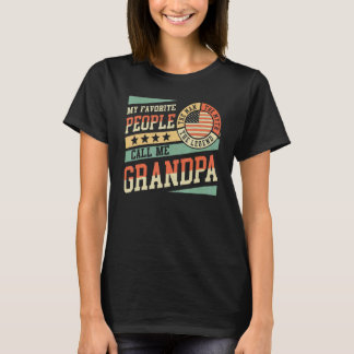 Meine Lieblings-Leute nennen mich Großväter Vintag T-Shirt