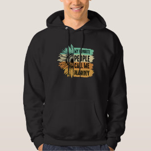 Meine Lieblings-Leute nennen mich "Kindermädchen" Hoodie