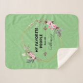 Meine Lieblings-Leute nennen mich Mama-Decke Sherpadecke (Vorderseite (Horizontal))