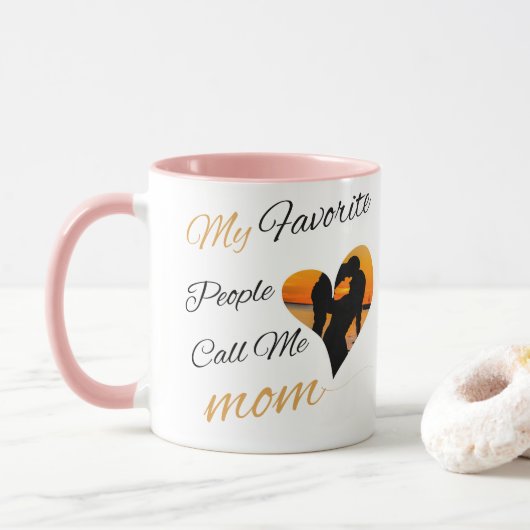 Meine Lieblings-Leute nennen mich Mama Tasse (Mit Donut)