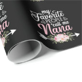 Meine Lieblings-Leute nennen mich Nana Mütter Day Geschenkpapier (Rolleneckpunkt)