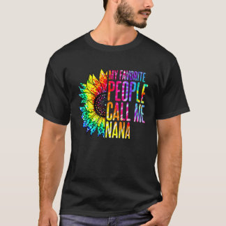 Meine Lieblings-Leute nennen mich Nana Oma Sonnenb T-Shirt