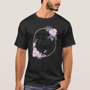 Meine Lieblings-Leute nennen mich Nonna Women Flor T-Shirt