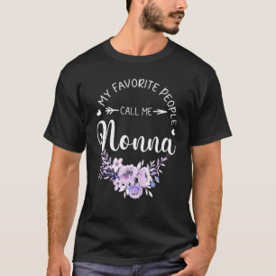 Meine Lieblings-Leute nennen mich Nonna Women Flor T-Shirt