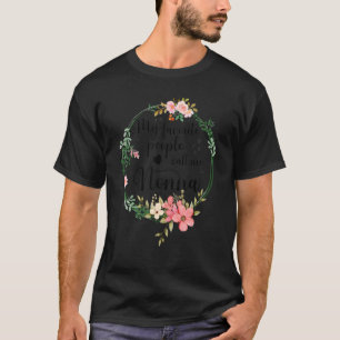 Meine Lieblings-Leute nennen mich Nonna Women Flor T-Shirt