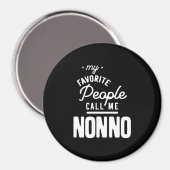Meine Lieblings-Leute nennen mich Nonno Magnet (Vorderseite/Rückseite)