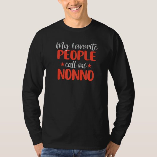 Meine Lieblings-Leute nennen mich Nonno T-Shirt (Vorderseite)
