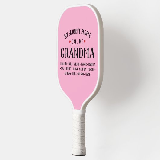 Meine Lieblings-Leute nennen mich Oma Custom Pickleball Schläger (Links)