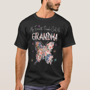 Meine Lieblings-Leute nennen mich Oma Floral Butte T-Shirt