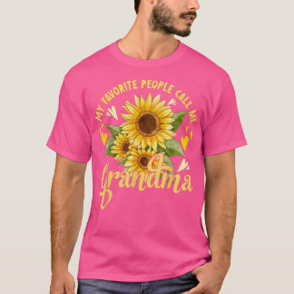 Meine Lieblings-Leute nennen mich Oma-Frauen Sonne T-Shirt