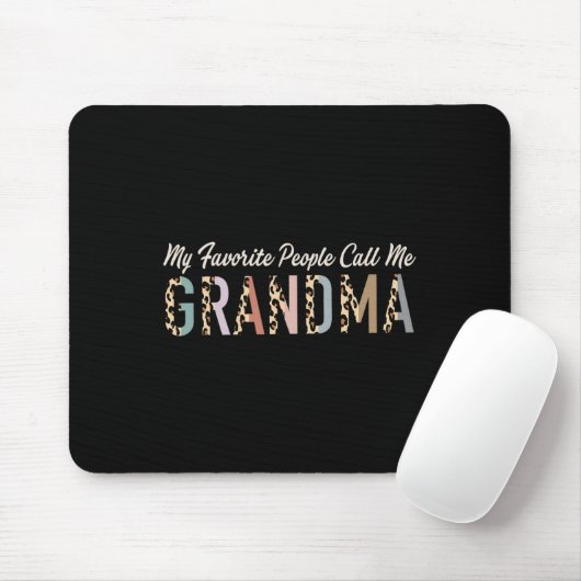 Meine Lieblings-Leute nennen mich Oma Geschenke Le Mousepad (Mit Mouse)