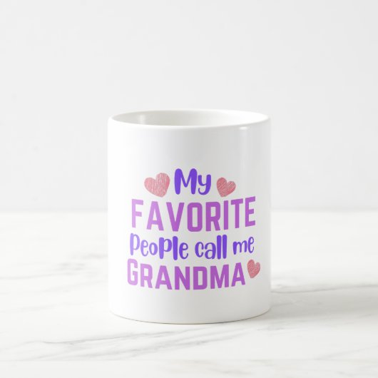 Meine Lieblings-Leute nennen mich Oma Kaffeetasse (Mittel)