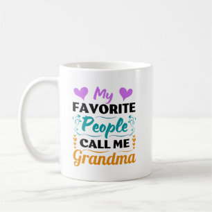 Meine Lieblings-Leute nennen mich Oma - Kaffeetasse
