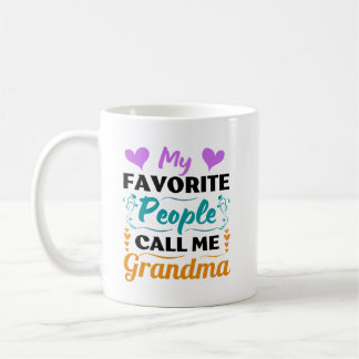 Meine Lieblings-Leute nennen mich Oma -  Kaffeetasse