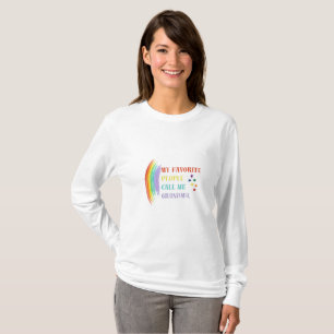 Meine Lieblings-Leute nennen mich Oma Regenbogen T-Shirt