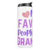 Meine Lieblings-Leute nennen mich Oma Thermosbecher (Nach links gedreht)