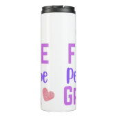 Meine Lieblings-Leute nennen mich Oma Thermosbecher (Rückseite)