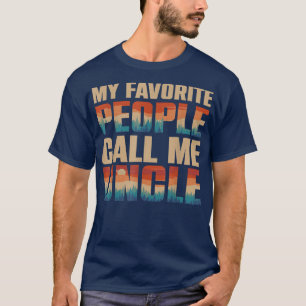 Meine Lieblings-Leute nennen mich Onkel Männer Vin T-Shirt