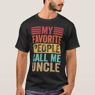 Meine Lieblings-Leute nennen mich Onkel Men Retro T-Shirt