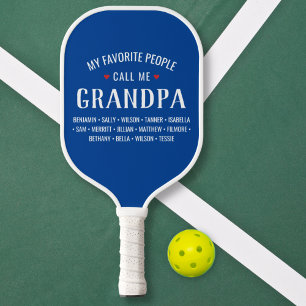 Meine Lieblings-Leute nennen mich Opa Custom Pickleball Schläger