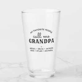 Meine Lieblings-Leute nennen mich Opa/Grampa Glas