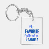 Meine Lieblings-Leute nennen mich Opa Schlüsselanhänger (Vorderseite links)