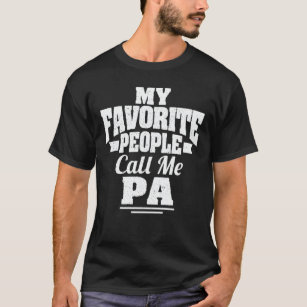 Meine Lieblings-Leute nennen mich Pa Funny Opa Ges T-Shirt