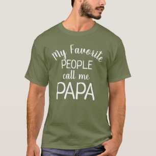 Meine Lieblings-Leute nennen mich Papa Funny Opa T-Shirt