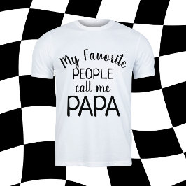 Meine Lieblings-Leute nennen mich Papa Funny Opa T-Shirt