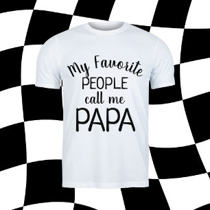 Meine Lieblings-Leute nennen mich Papa Funny Opa T-Shirt