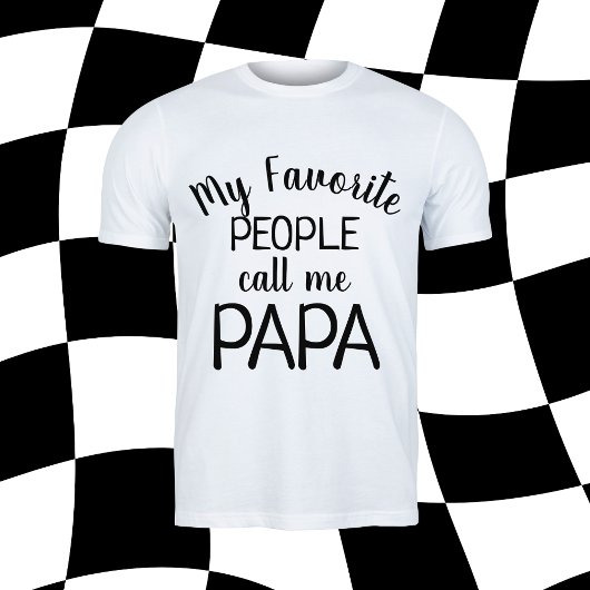 Meine Lieblings-Leute nennen mich Papa Funny Opa T-Shirt