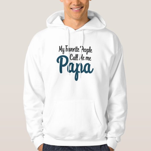 Meine Lieblings-Leute nennen mich Papa | Funny Vat Hoodie (Vorderseite)