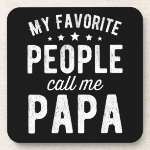 Meine Lieblings-Leute nennen mich Papa Getränkeuntersetzer