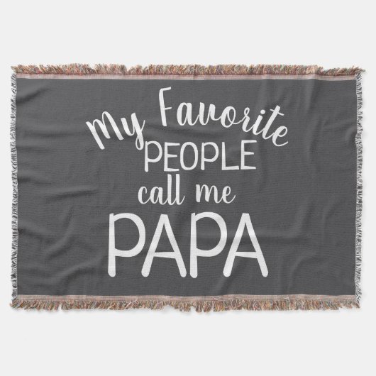 Meine Lieblings-Leute nennen mich Papa Schwarz und Decke (Vorderseite)